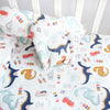 Dino Friend | Cot Bedsheet Set