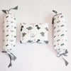 Dino Organic Baby Rai Pillow & Bolster, White