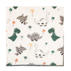 Dino Organic Baby Dohar Blanket, White