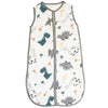 Dino Organic Baby Sleeping Bag, White