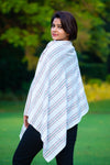 Eternal Striped Cotton Nursing Stole