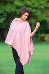 Rose Peach Cotton Nursing Stole