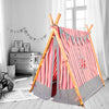 Play Tent - Pink & Grey Stripes