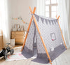 Play Tent - Grey Sharks With Which Black & White Checks
