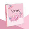 Personalised Binder | Elephant-Pink