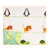 Animals Around The World Organic Baby Dohar Blanket, Mint