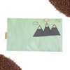Far Far Away Organic Baby Rai Pillow & Bolster, Sea Green