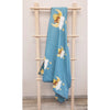 Sweet Dreams Teddy Organic Baby Dohar Blanket, Blue