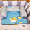Sweet Dreams Star Teddy Cot Bedding Set, Blue