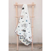 Woodland Friends Organic Baby Dohar Blanket, White
