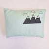 Far Far Away Organic Baby Cotton Pillow & Bolster, Sea Green
