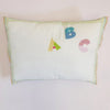 ABCD Organic Baby Cotton Pillow & Bolster, White