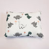 Dino Organic Baby Cotton Pillow & Bolster, White
