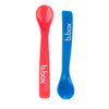 Baby Soft Bite Flexible Spoon (Set of 2) | Red Blue
