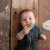 Wood + Silicone Disc Teether | Bear