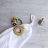 Wood + Silicone Disc Teether | Lion