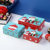 Santa Snowman Reindeer Rectangle Box (Set of 3)