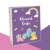 Personalised Binder | Baby Unicorn