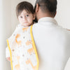 Baby Giraffe | Reversible Bib & Burpy Cloth Set