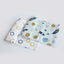 Child Of The Universe & Doodle Circles - Organic Luxury Swaddles Set