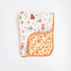 Baby Animals| Reversible Muslin Blanket