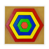 Hexagon puzzle - Size and Shape Sorter