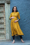 Sunshine Classic Paisley Maternity & Nursing Kurta