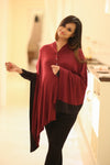 Burgundy Versatile Nursing Stole