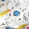 Doodle Hearts | Reversible Muslin Blanket