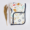 Dino Friend | Reversible Muslin Blanket