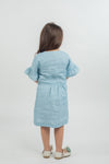 Linen Gathered Dress