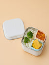 Grow Bento with 2 Silipods Lunch Box | Snow/Aqua