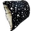 Nap: Nursing Arm Pillow -Beige Swans & Black - White Stars