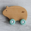 Wood Wheelie Animal | Blue