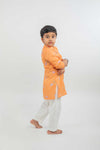Orange Kurta-Pyjama