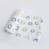 Dino Friend & Doodle Circles - Organic Luxury Swaddles Set