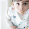 Twinkly Stars | Reversible Bib & Burpy Cloth Set