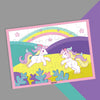Unicorn Colour-Me-In-Puzzle