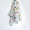 Dino Friend & Doodle Circles - Organic Luxury Swaddles Set