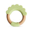 Wood + Silicone Teether Ring | Lion