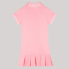 Polo Dress With Ruffles At Hem And Shy Peppa Pig Motif