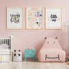 Doodle's Wall Frames | Baby Giraffe (Set Of 3) Style 1