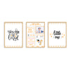 Doodle's Wall Frames | Baby Giraffe (Set Of 3) Style 1