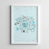 Doodle's Wall Frames | Lil Travellers (Set Of 3) Style 1