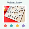 I Am Learning Math Wooden Number & Operator Board Game