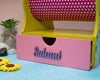 Personalised Hairband Holder with Drawer | Flamingo