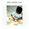 27 Piece Round Animal Puzzle with Tin Storage Box