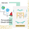 Shapes Flash Cards & Diwali Bodysuit Gift Set