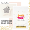 Star Decor Cushion & Diwali Bodysuit Gift Set