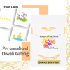 Farm Animals Flash Cards & Diwali Bodysuit Gift Set